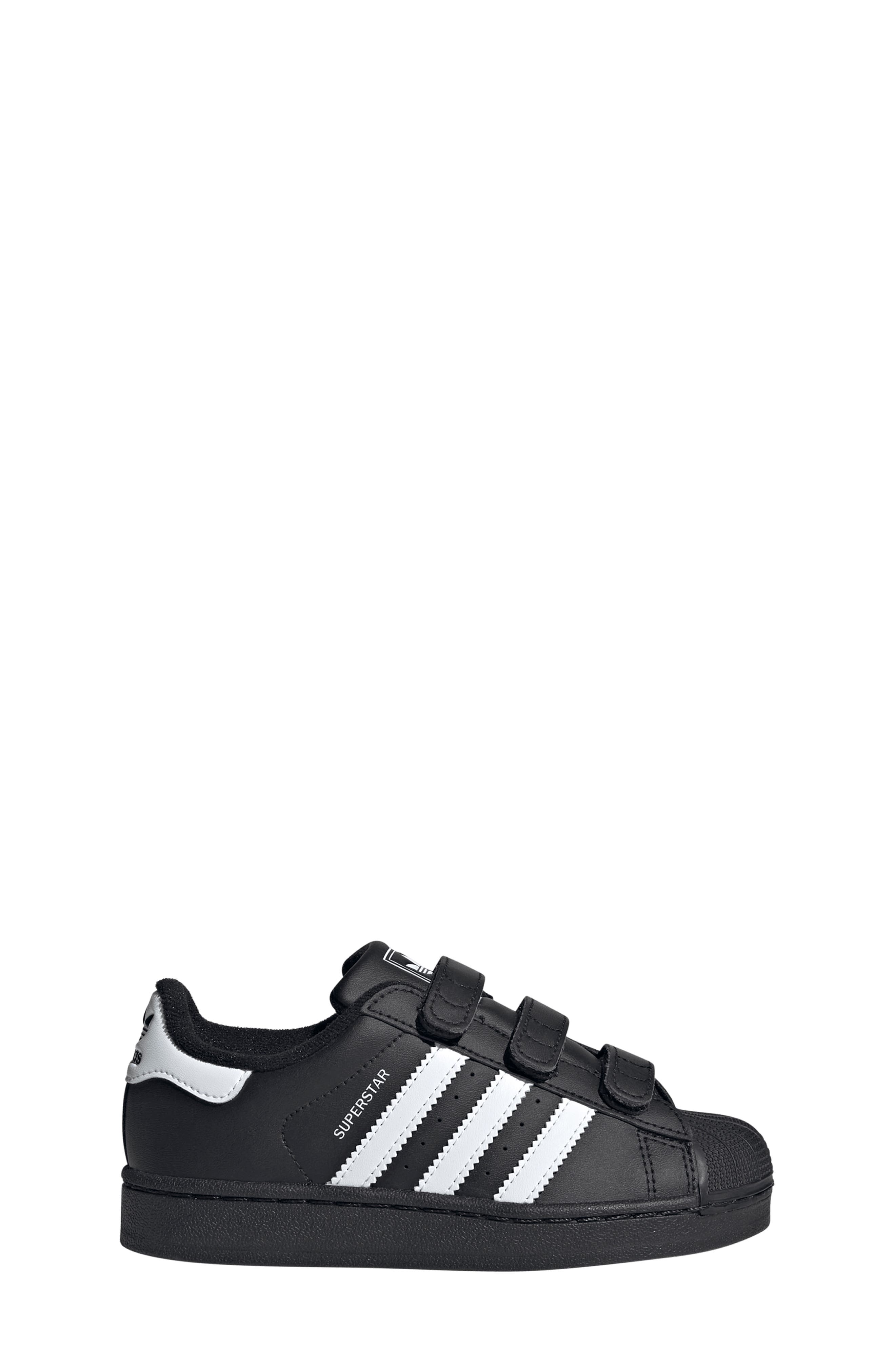 adidas Kids
 Superstar II CF C Sneaker, Alternate, color, Black/ White/ Black