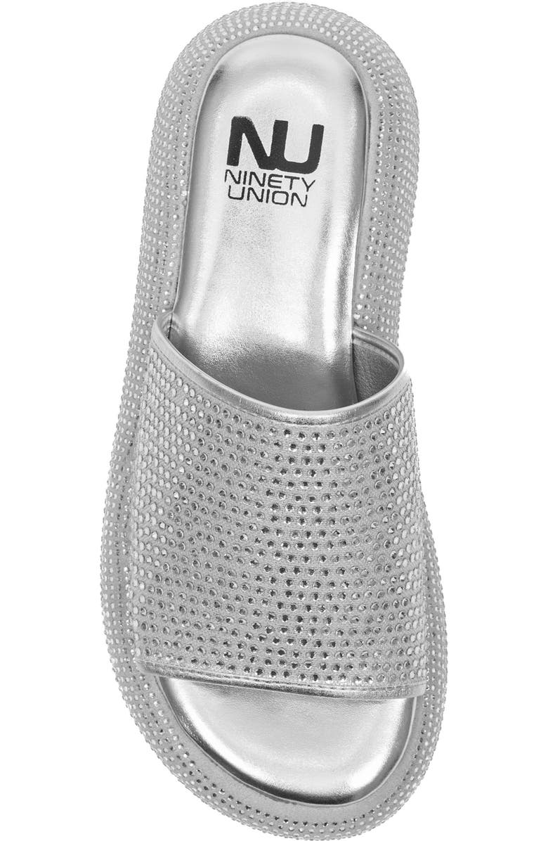NINETY UNION Blingar Slide Sandal, Alternate, color, Silver