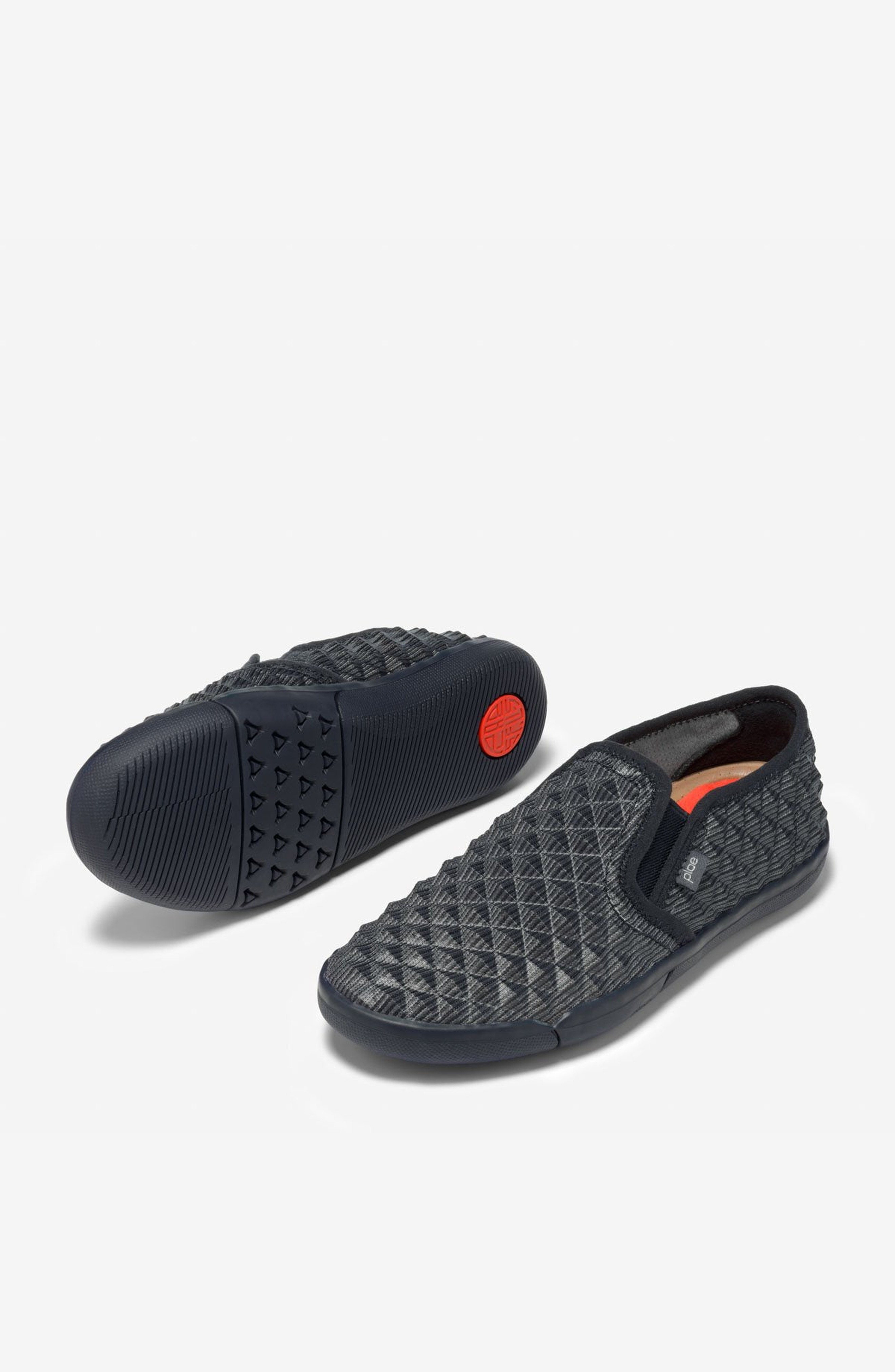 Marten Slip Ons, Alternate, color, Black 3D Prism
