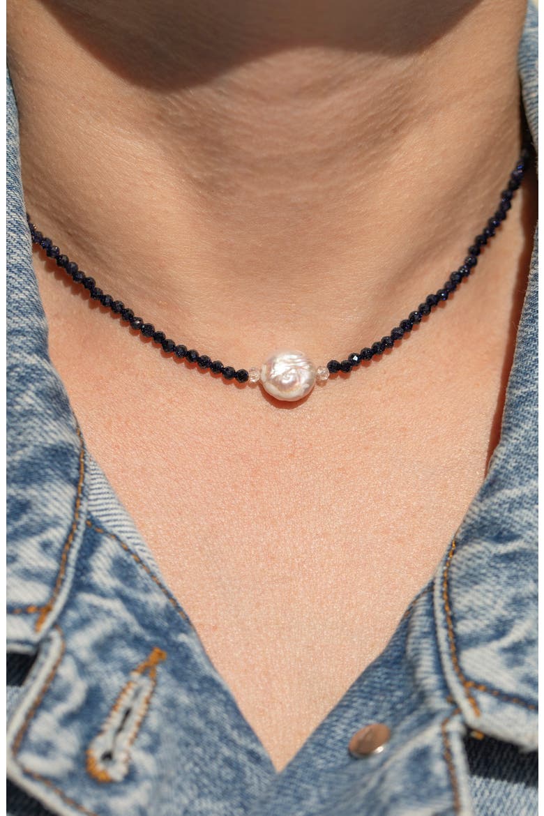 Palawan Pearl Beaded Necklace, Alternate, color, GOLD/PEARL