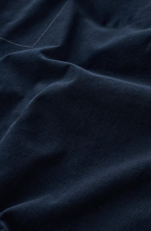 Seasalt Cornwall Forest View Organic Cotton Corduroy A-line Skirt In Black