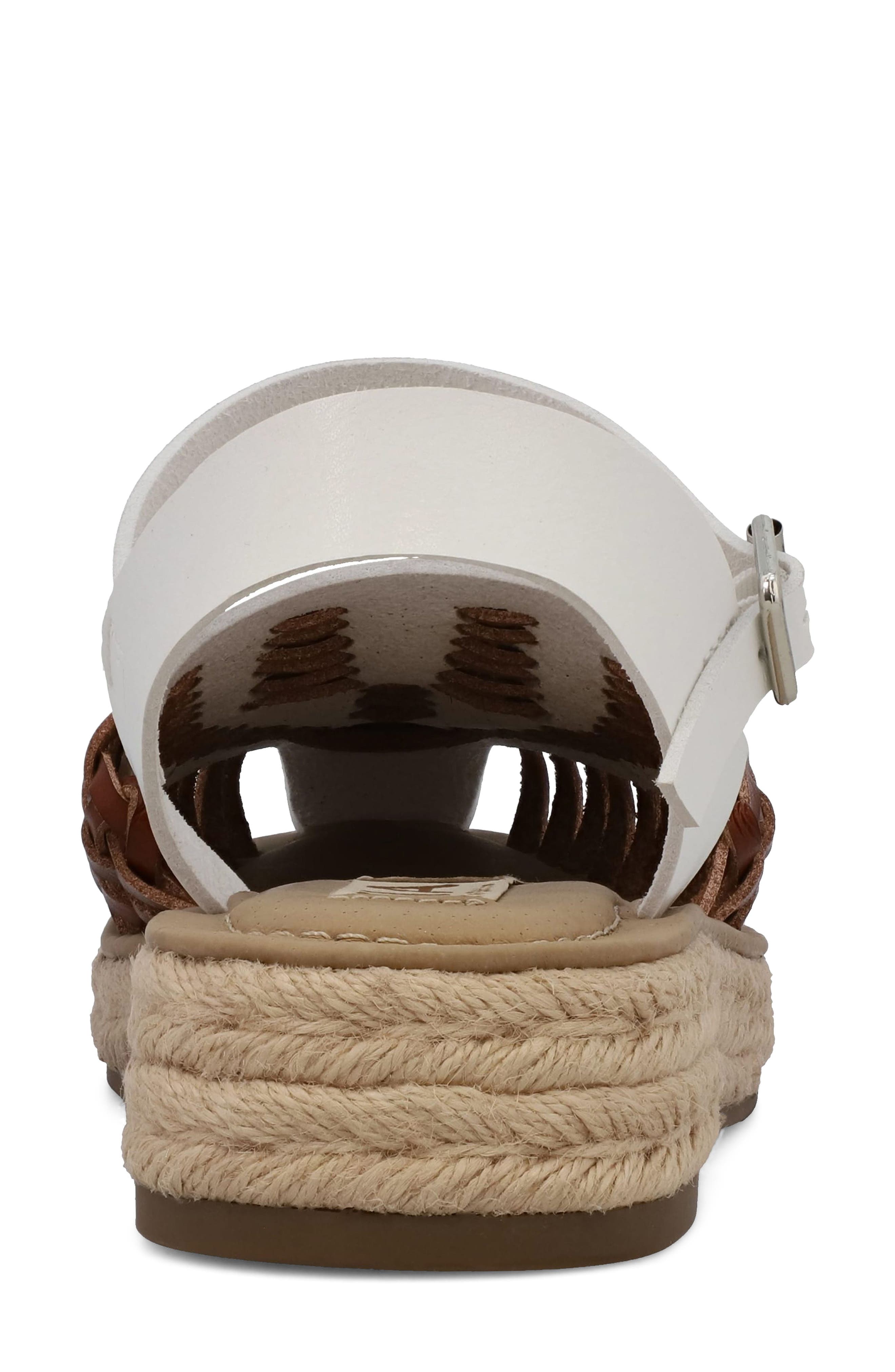 MIA Eshani Ankle Strap Espadrille Sandal, Alternate, color, White/ Cogn