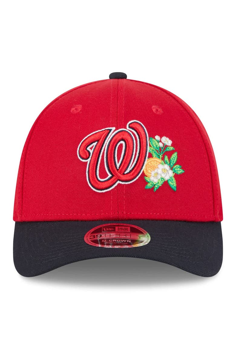 Men's New Era  Red/Navy Washington Nationals 2026 Spring Training M-Crown 39THIRTY Flex Hat, Alternate, color, Red