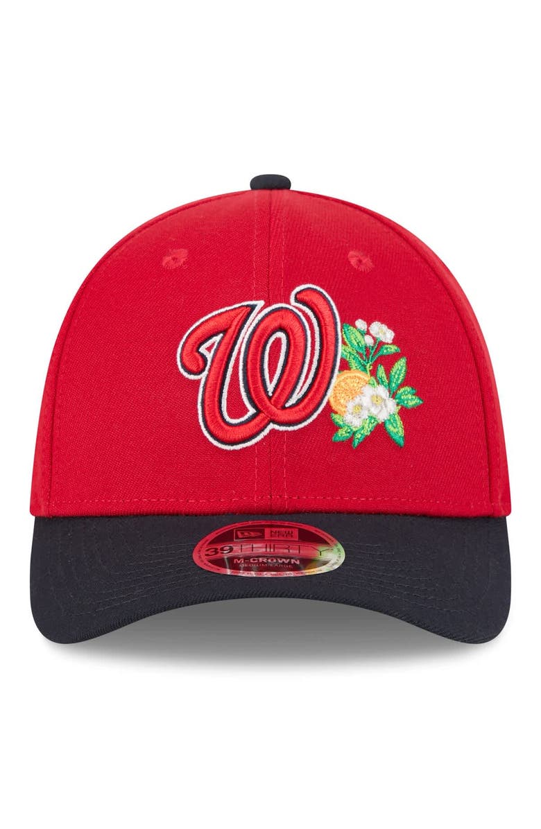 New Era Men's New Era  Red/Navy Washington Nationals 2026 Spring Training M-Crown 39THIRTY Flex Hat, Alternate, color, Red