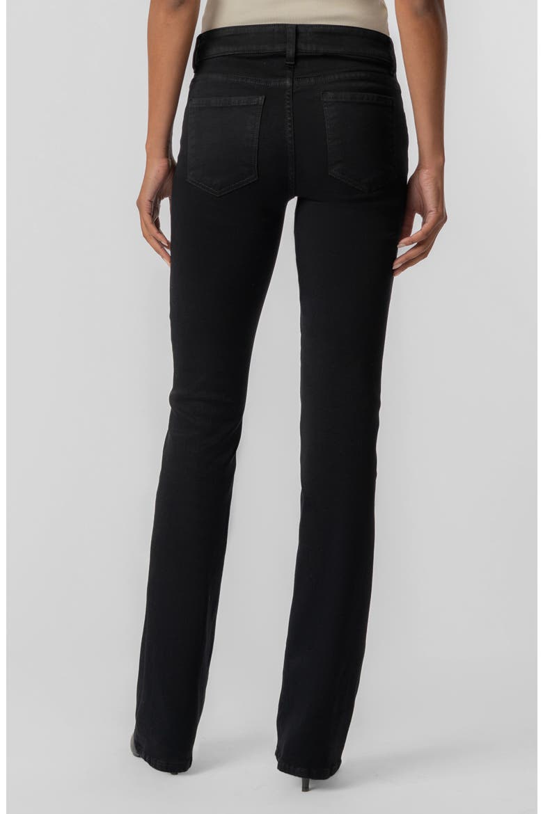 Natalie Mid Rise Bootcut Jeans, Alternate, color, BLACK