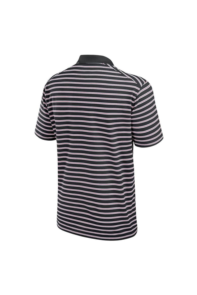 Men's Jordan Brand Black/White Oklahoma Sooners Primetime Victory Striped Performance Polo, Alternate, color, Black