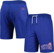 TOMMY JEANS Men's Tommy Jeans Blue Detroit Pistons Mike Mesh Basketball Shorts