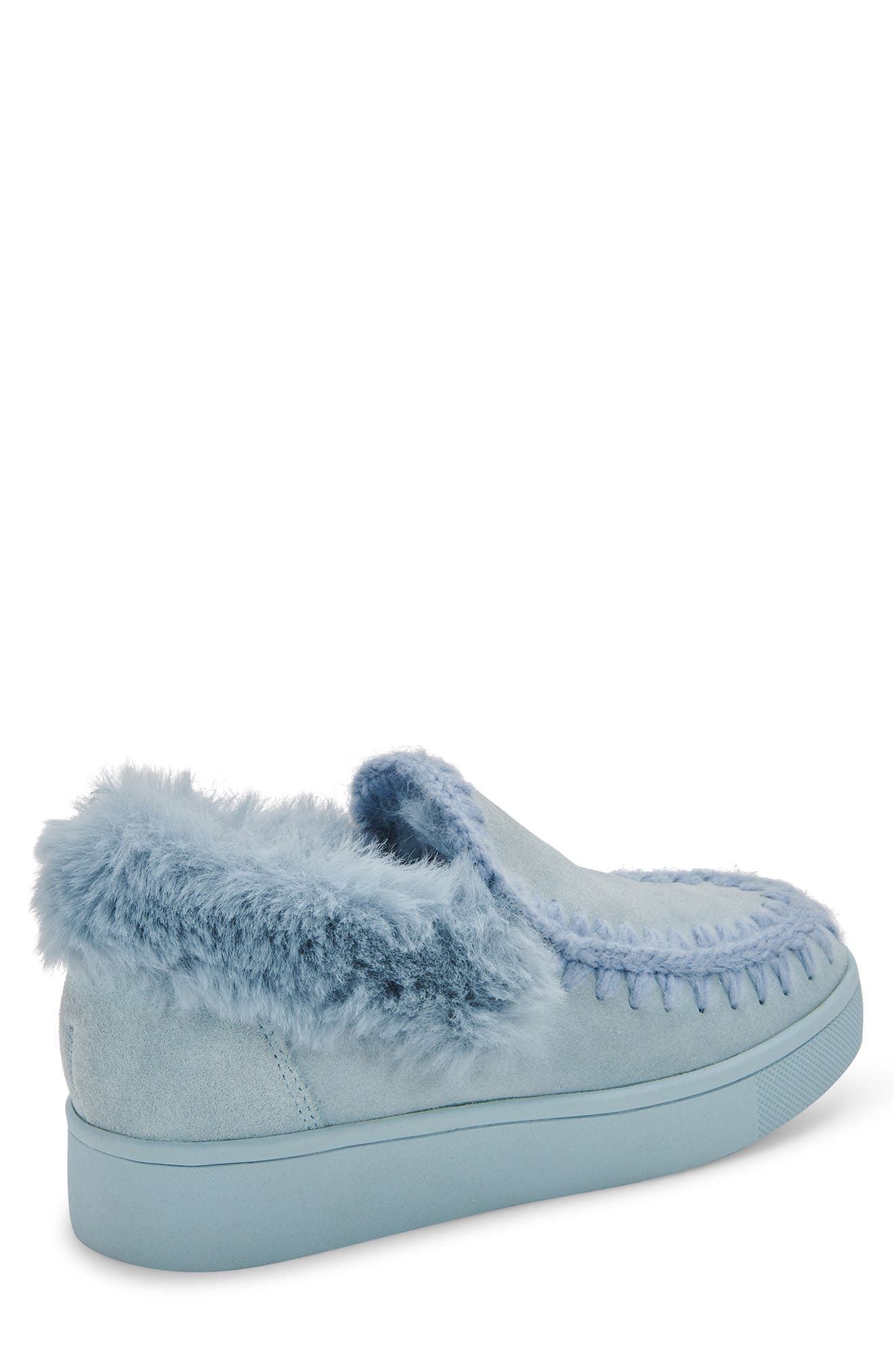 Aria Waterproof Slip-On, Alternate, color, BLUE SUEDE