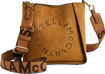 Small perforated logo leather crossbody bag sale