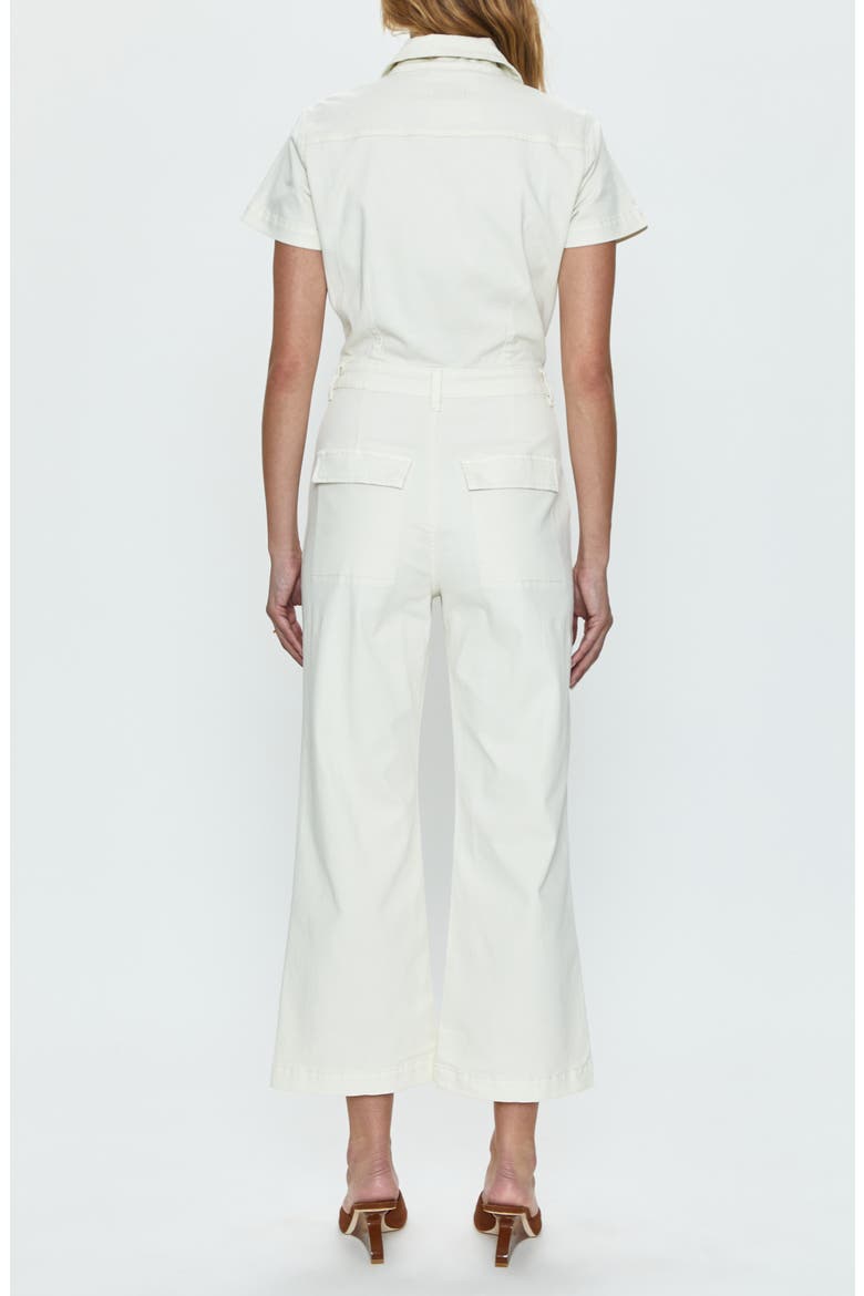 Makenna Stretch Cotton Utility Jumpsuit, Alternate, color, EGGSHELL