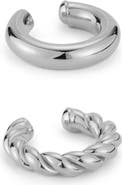 CHLOE AND MADISON 2-Pack Assorted Ear Cuffs