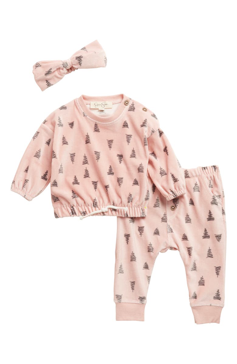 Jessica Simpson Kids' Drop Shoulder Top & Pants Set, Main, color, 