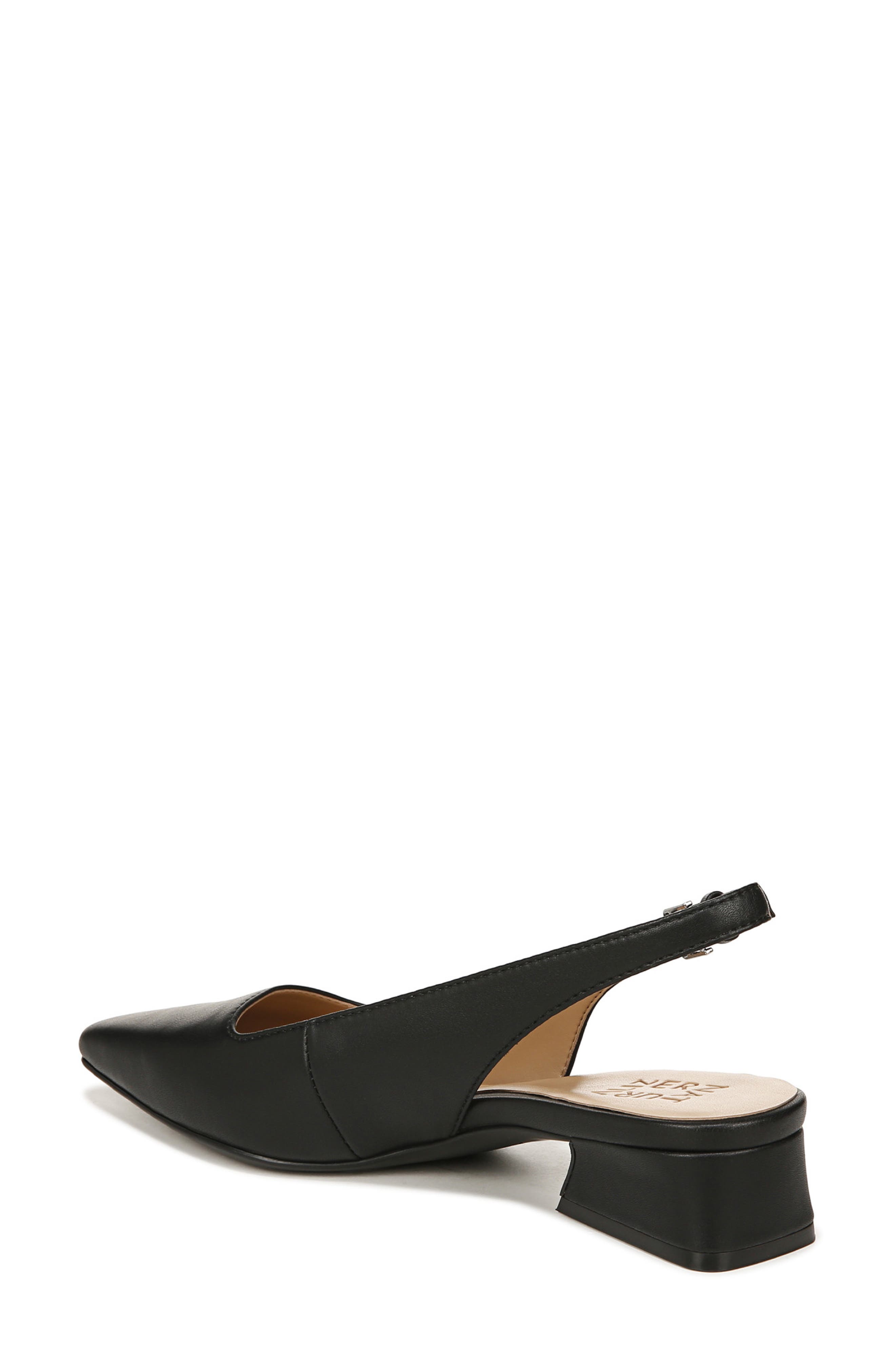 Naturalizer Ginger Slingback Pump, Alternate, color, Black Synthetic