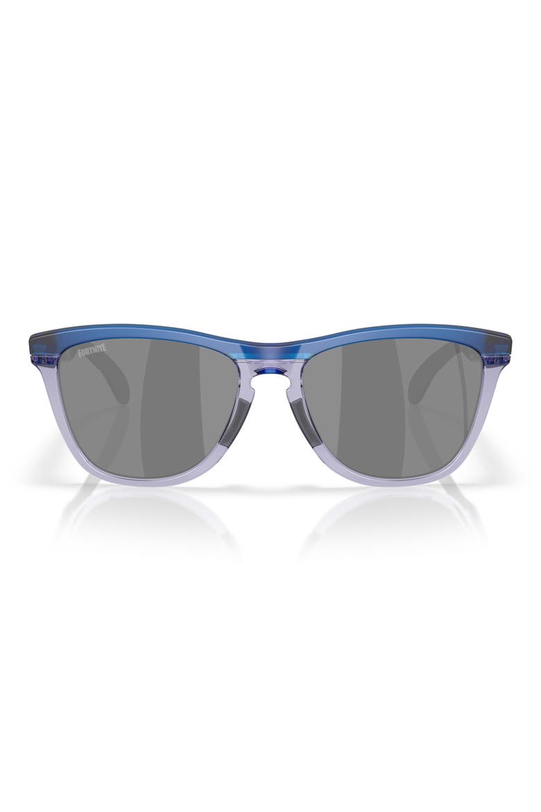 x Fortnite™ Brite Bomber Frogskins™ Range 55mm Prizm™ Polarized Keyhole Sunglasses, Main, color, BLACK BLUE