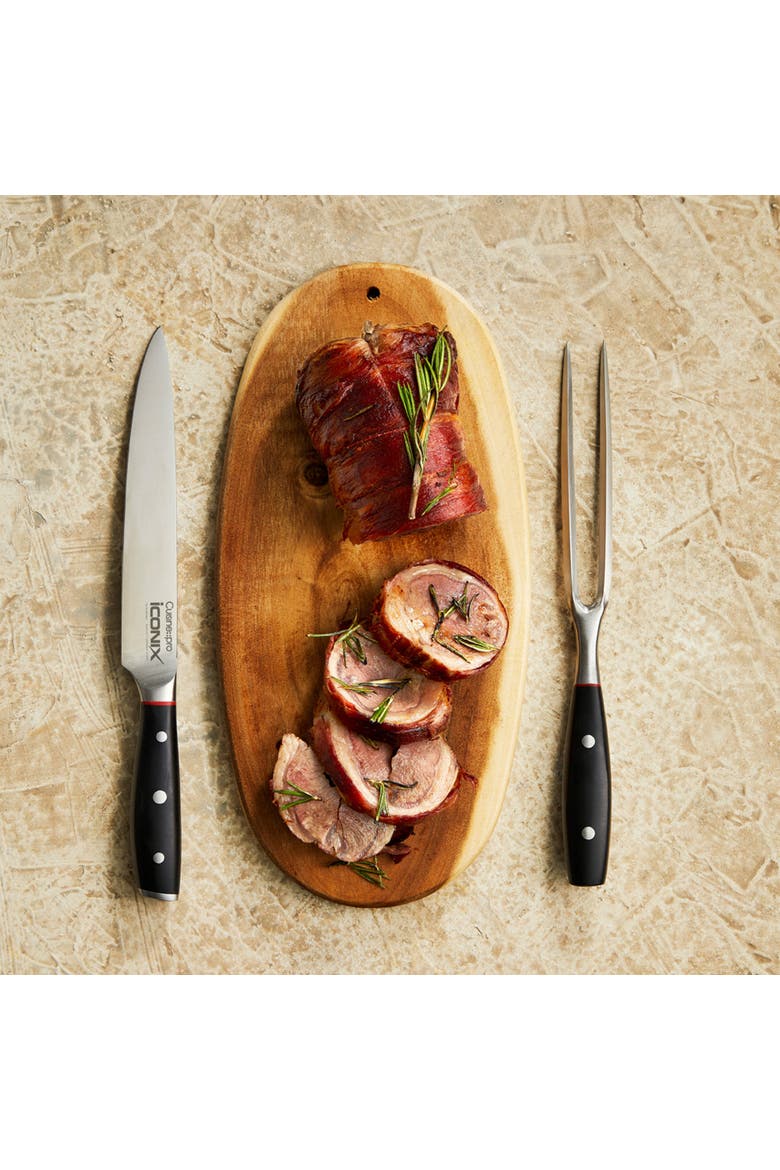 iconiX® Carving Knife Set, Alternate, color, Black