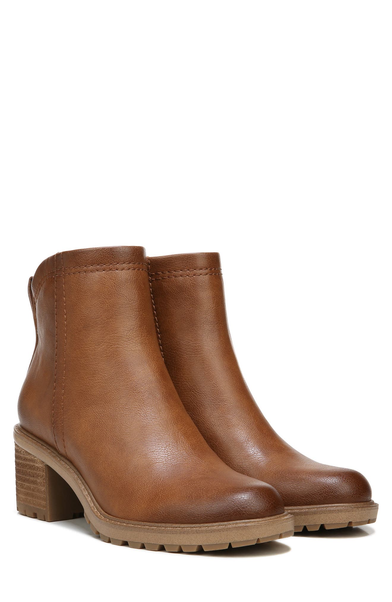 Zodiac Greyson Block Heel Boot, Alternate, color, Cognac
