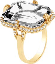 GOSHWARA Gossip Emerald Cut Ring
