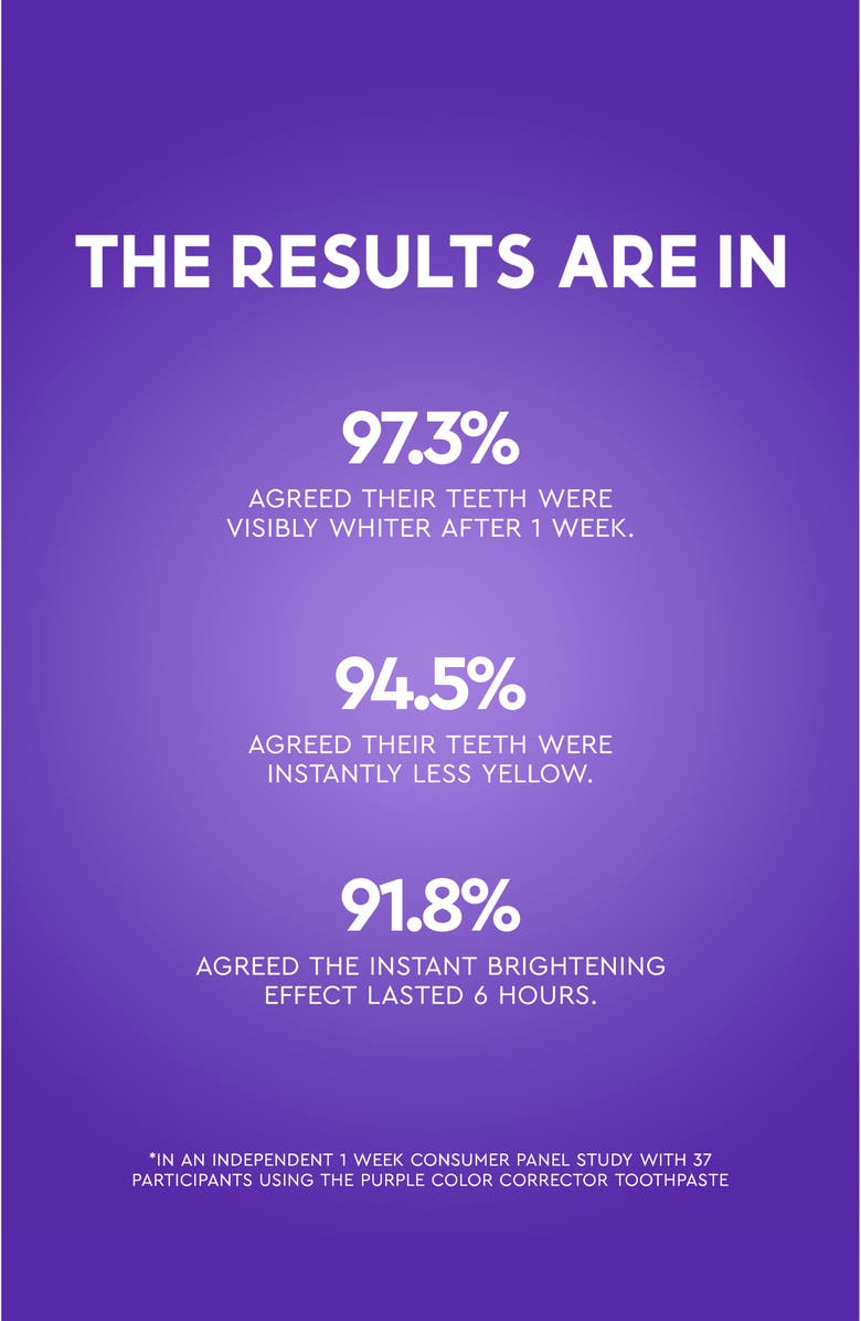 MOON Purple Color Corrector Toothpaste, Alternate, color, 