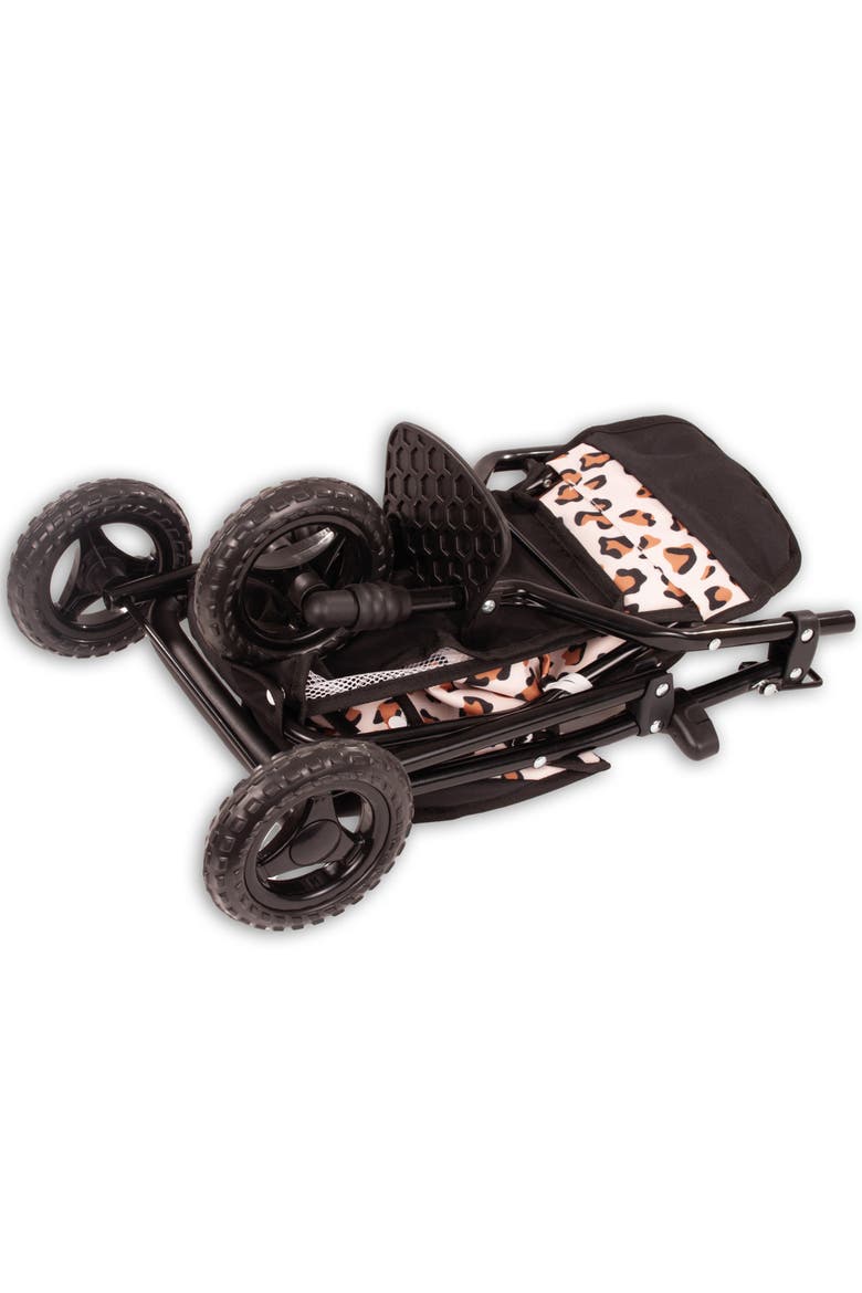 3 Wheel Doll Buggy, Little Tiger, Foldable Toy Stroller, Dolls Up to 19.5 Inches, Alternate, color, Multicolored