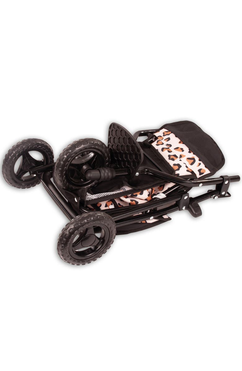 Gotz 3 Wheel Doll Buggy, Little Tiger, Foldable Toy Stroller, Dolls Up to 19.5 Inches, Alternate, color, Multicolored
