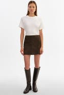 LAMARQUE Jorden | Suede Mini Skirt