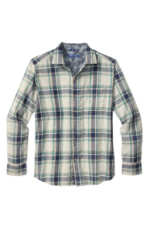 Tommy Bahama Twice The Plaid Slub Cotton Button-up Shirt
