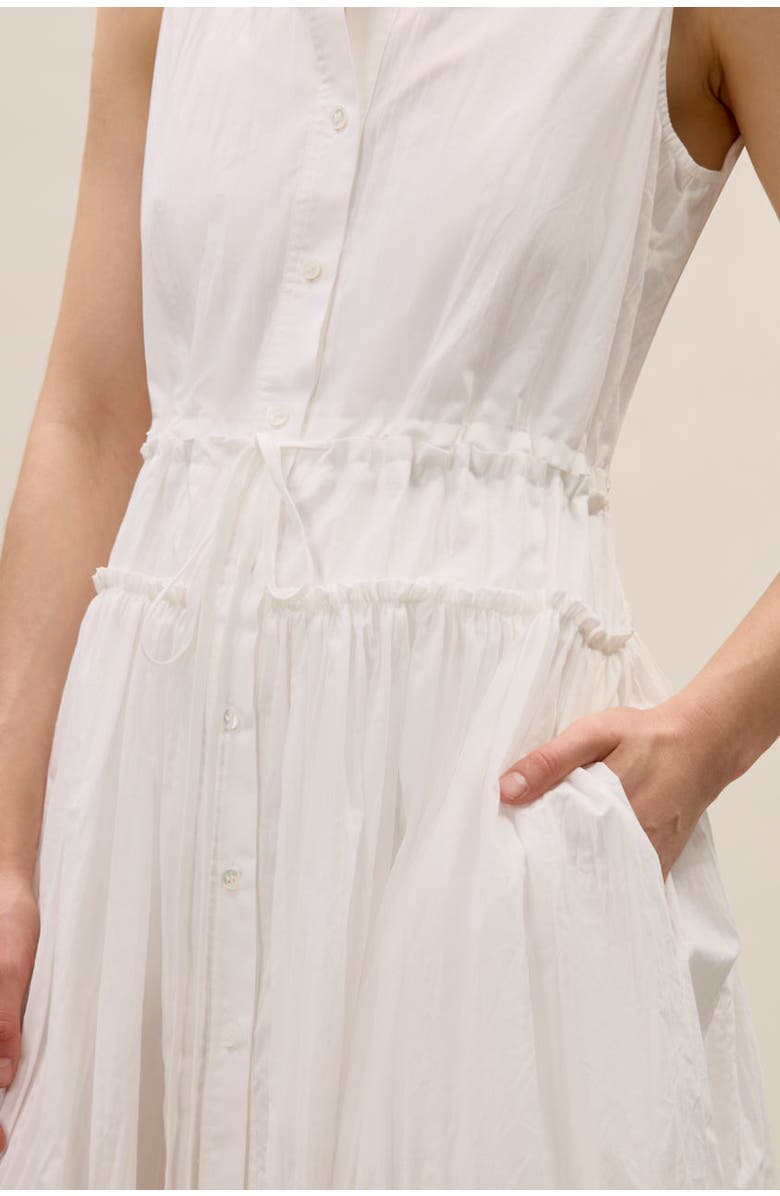 Rebecca Taylor Marietta Shirt Dress, Alternate, color, Milk