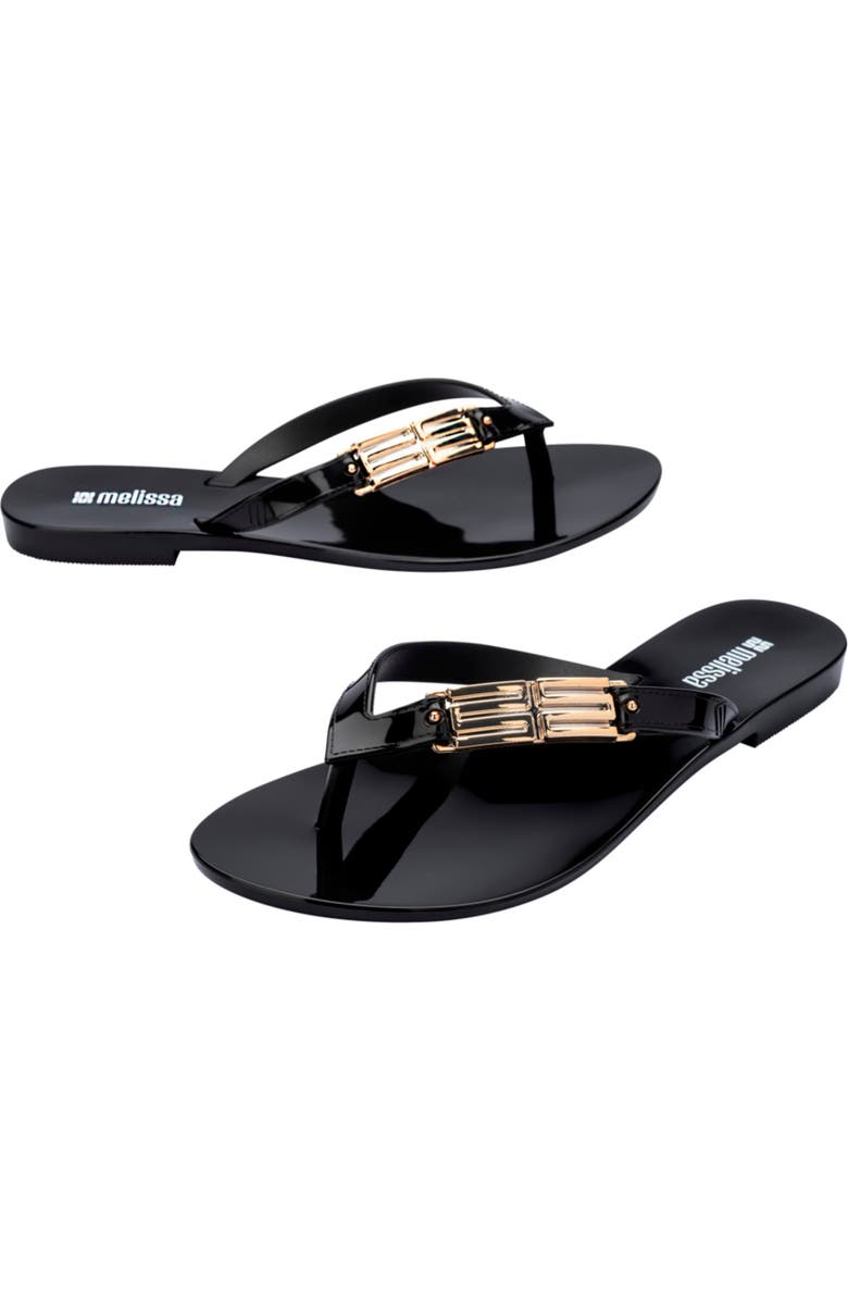 Melissa Harmonic Flip Flop, Alternate, color, Black