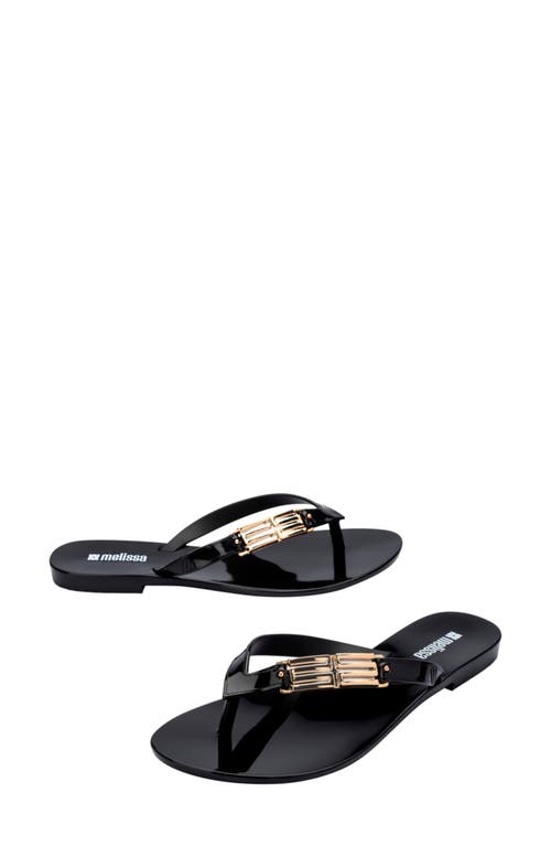 Melissa Harmonic Flip Flop In Black