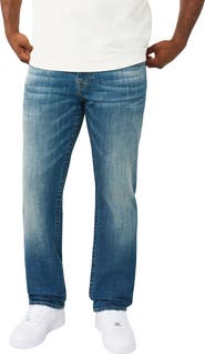True Religion Ricky Snake Embroidered Straight Leg Jeans