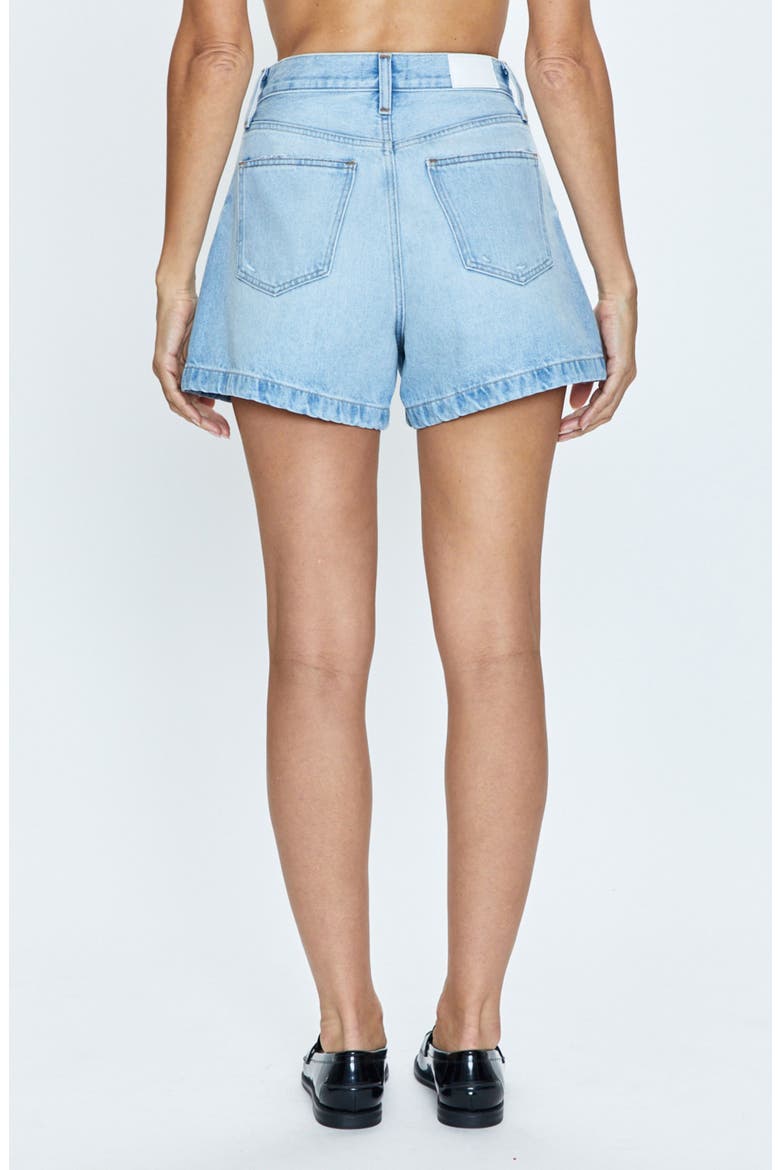 Saige High Waist Denim Shorts, Alternate, color, ENCHANTED