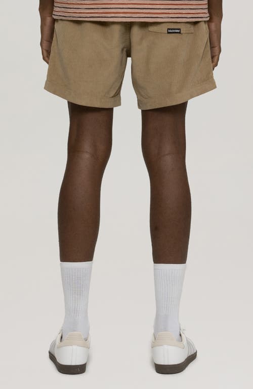 Maui And Sons Maui & Sons Camp 84 Corduroy Walking Shorts In Tan