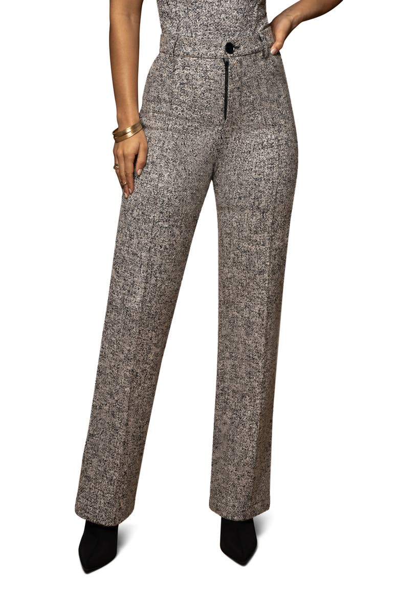 Stay Sharp Tweed Pants, Alternate, color, GRAY