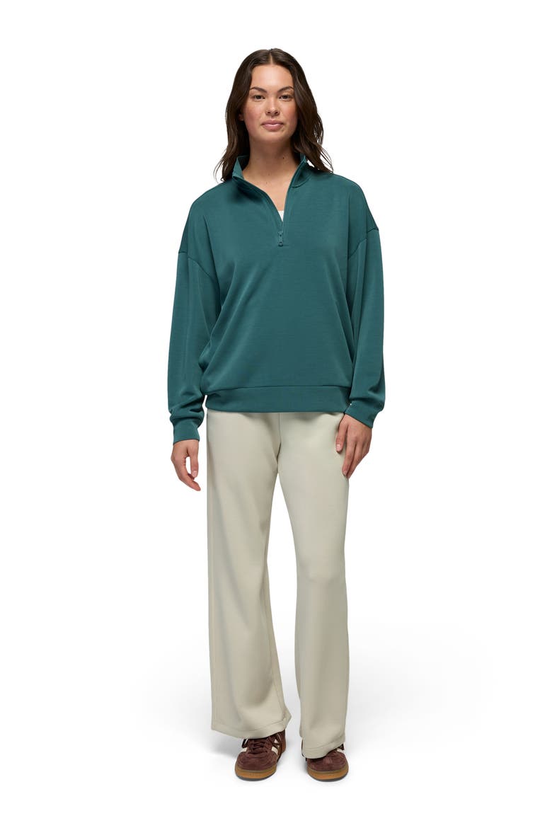 Shea Soft Relaxed Half Zip Pullover, Alternate, color, COAST