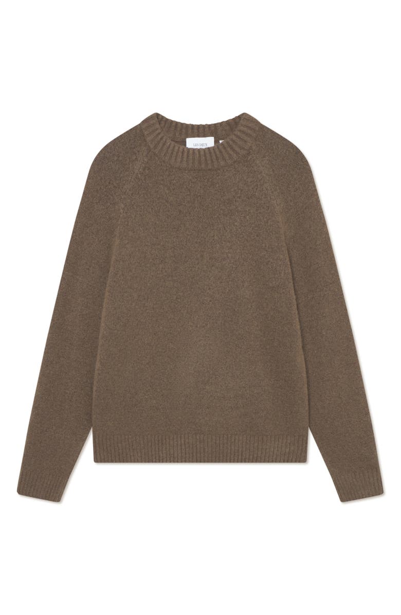 Les Deux Gilbert Crewneck Sweater, Alternate, color, Teak