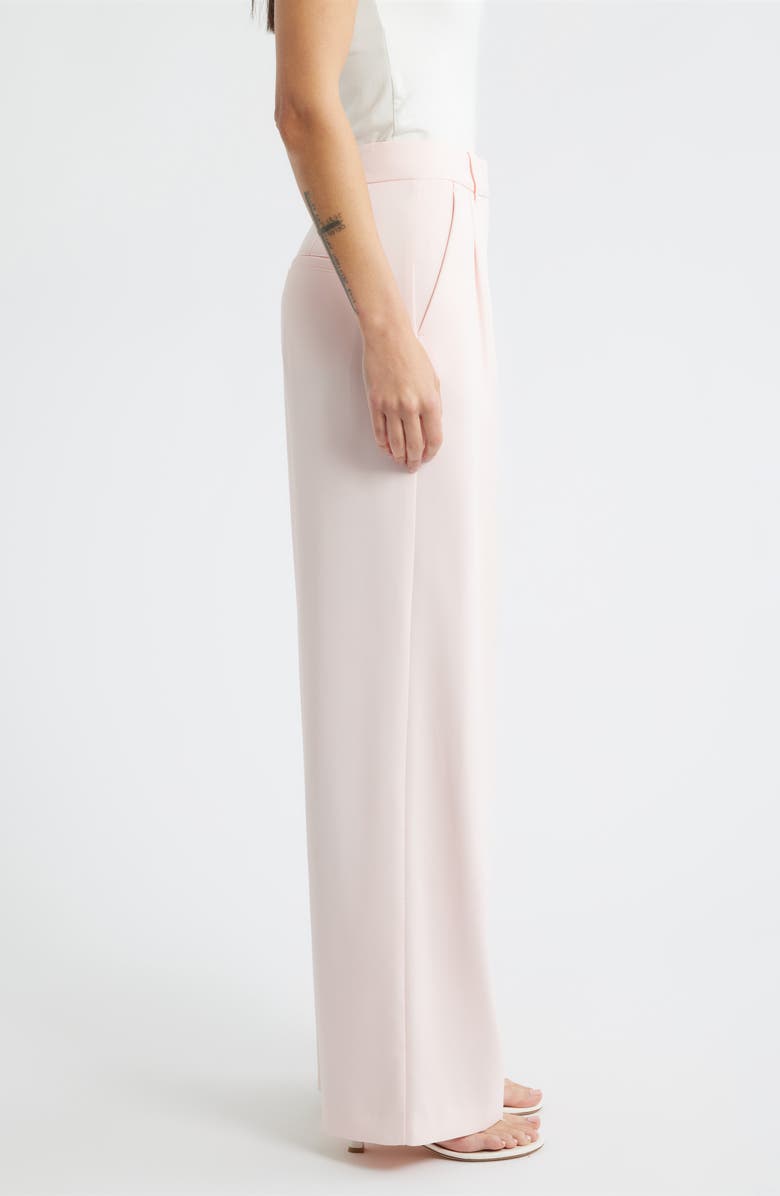 French Connection Harrie Wide Leg Suiting Pants, Alternate, color, Soft Blush