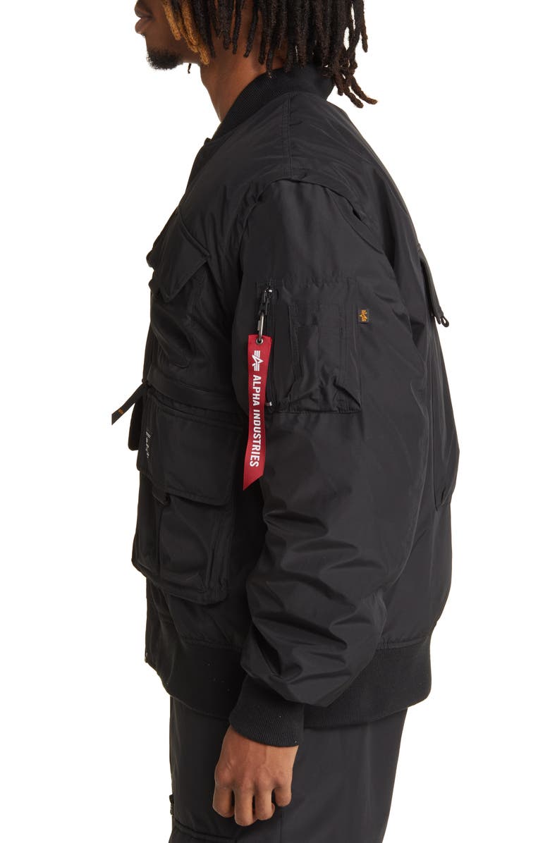 Alpha Industries Convertible Flight Jacket, Alternate, color, 