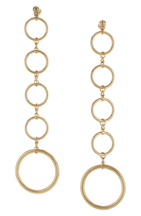 Circle Drop Earrings