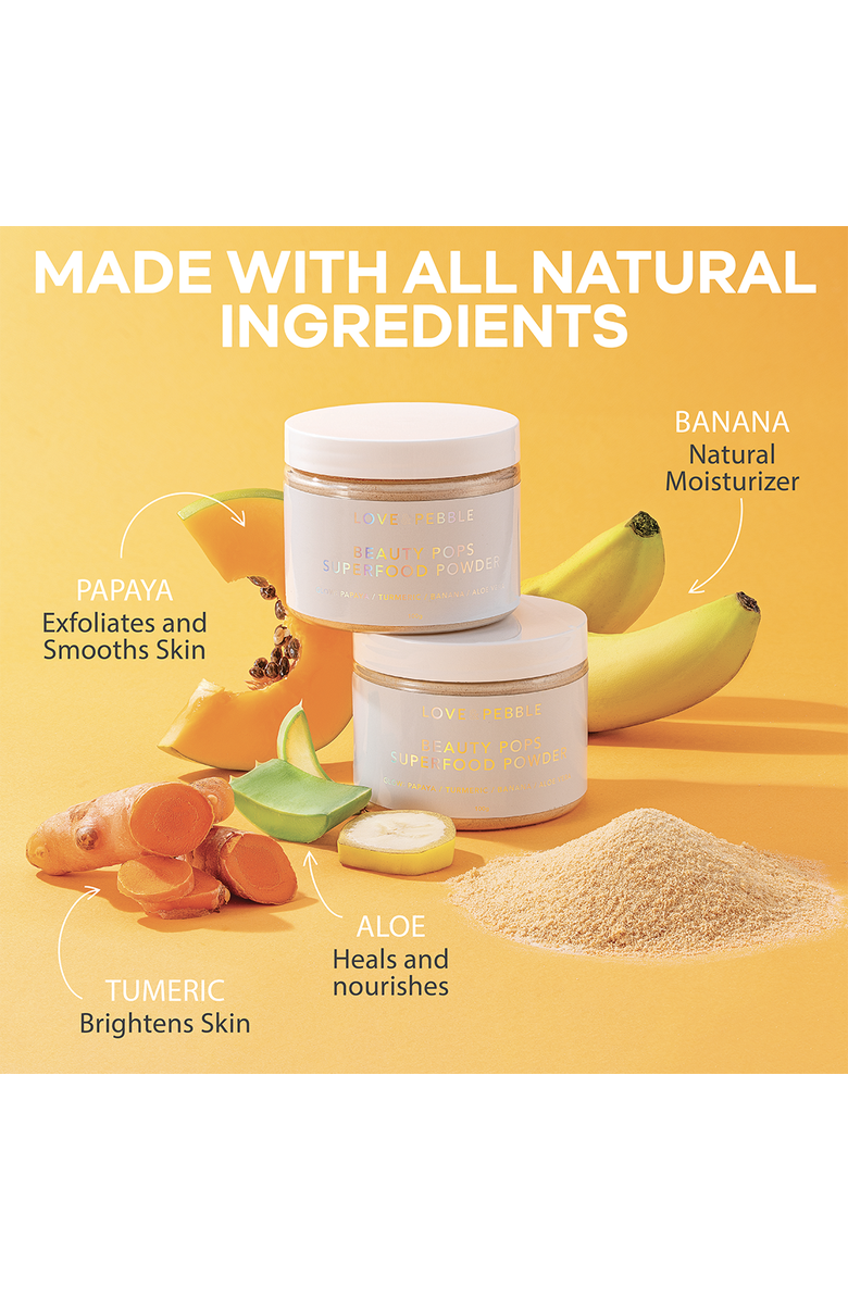 Love and pebble BEAUTY POPS Glow Enzyme Frozen Mask Kit, Alternate, color, Amber/Light Orange