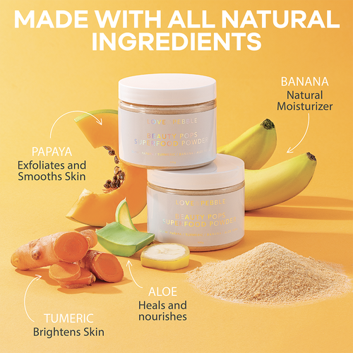 Love And Pebble Beauty Pops Glow Enzyme Frozen Mask Kit In Amber/light Orange