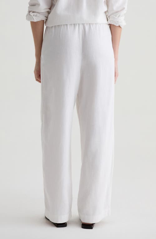 Ag Nina Linen Blend Drawstring Pants