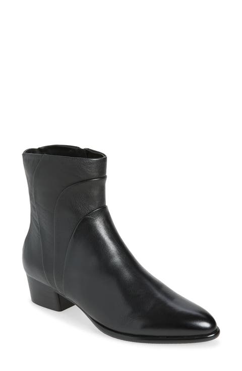 Lori Leather Ankle Bootie