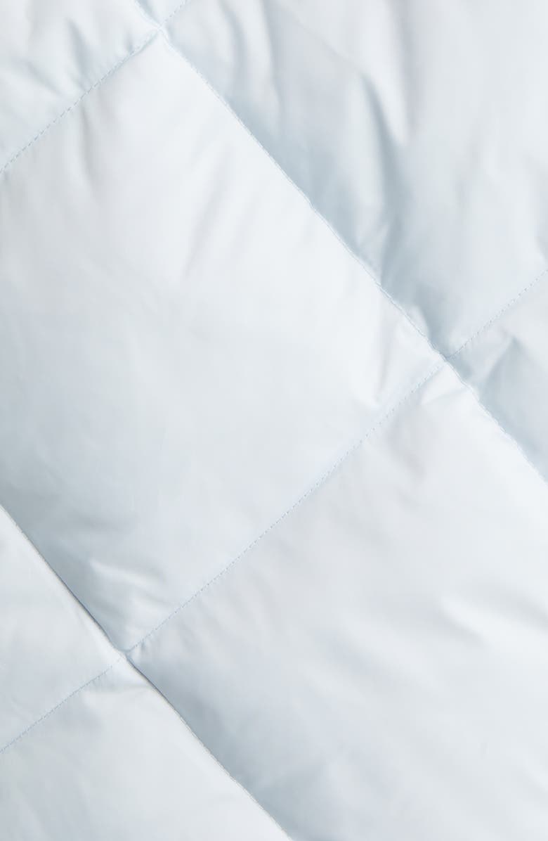 Cole Haan Women's Essential Water Resistant Crop Down & Feather Fill Hooded Jacket, Alternate, color, Arctic Ice