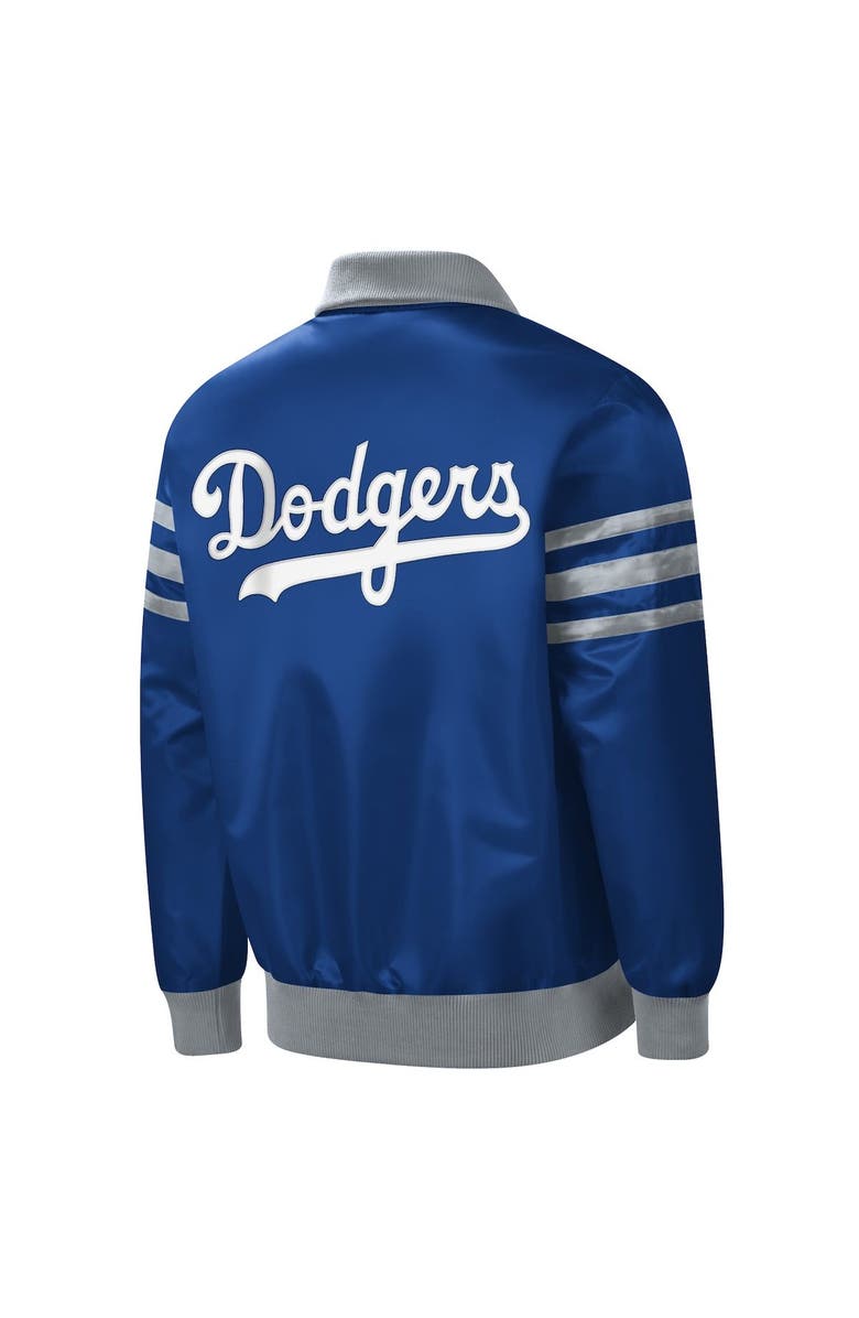 STARTER Men's Starter Royal Los Angeles Dodgers The Captain III Full-Zip Varsity Jacket, Alternate, color,