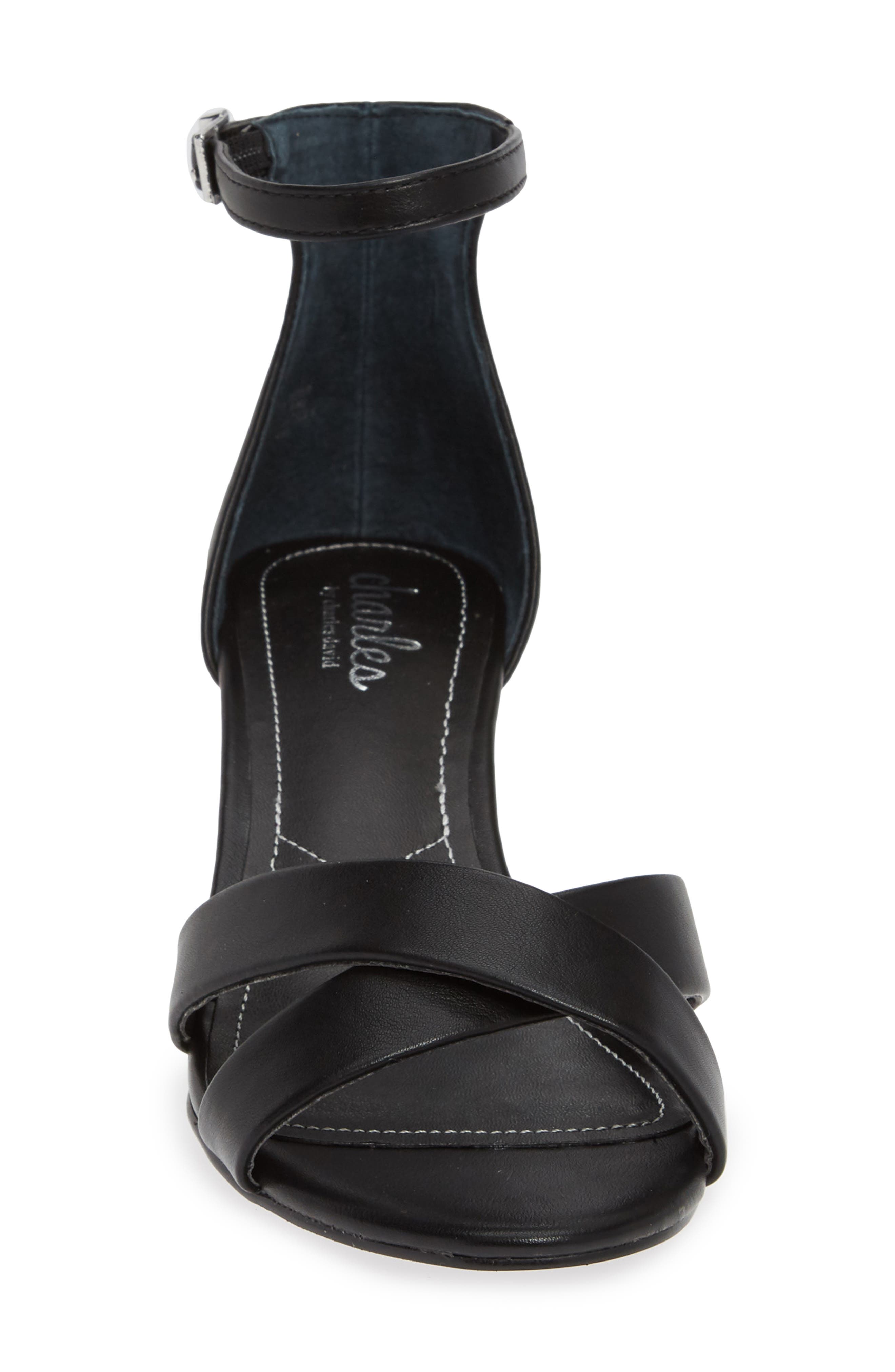 Charles by Charles David Griffin Ankle Strap Wedge, Alternate, color, 