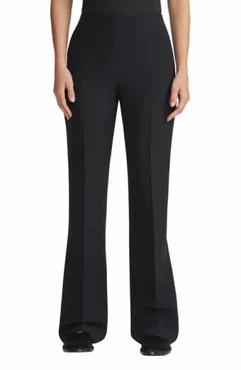 Lafayette 148 New York Saint Mark's Wool & Silk Crepe Flare Pants