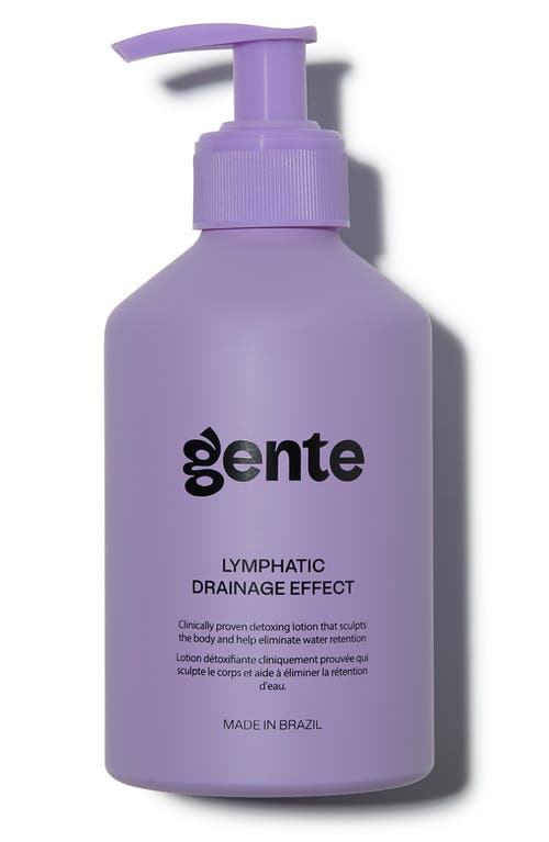 Gente The Lymphatic Drainage Effect Cream In Transparent