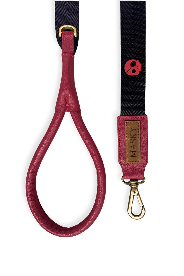 Skull Leash, Alternate, color, Red