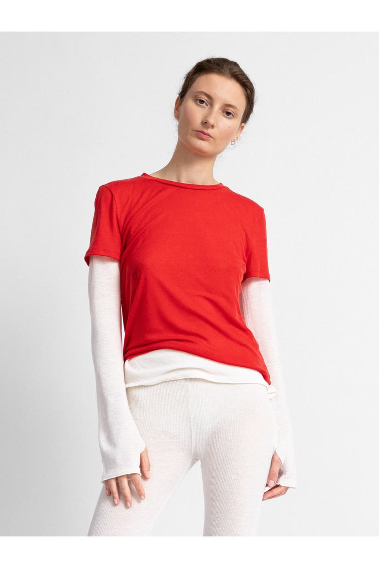 Short Sleeve T-shirt, Alternate, color, Red