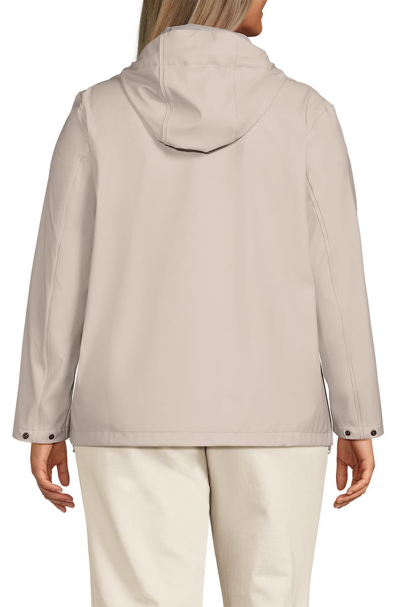 Lands' End Squall Waterproof Rain Slicker Jacket, Alternate, color, Dusk Gray